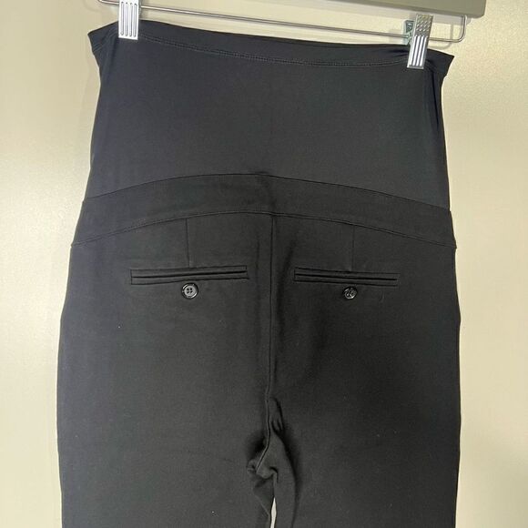 Stork & Babe Black Maternity Dress Pants Stretch - Picture 4 of 7